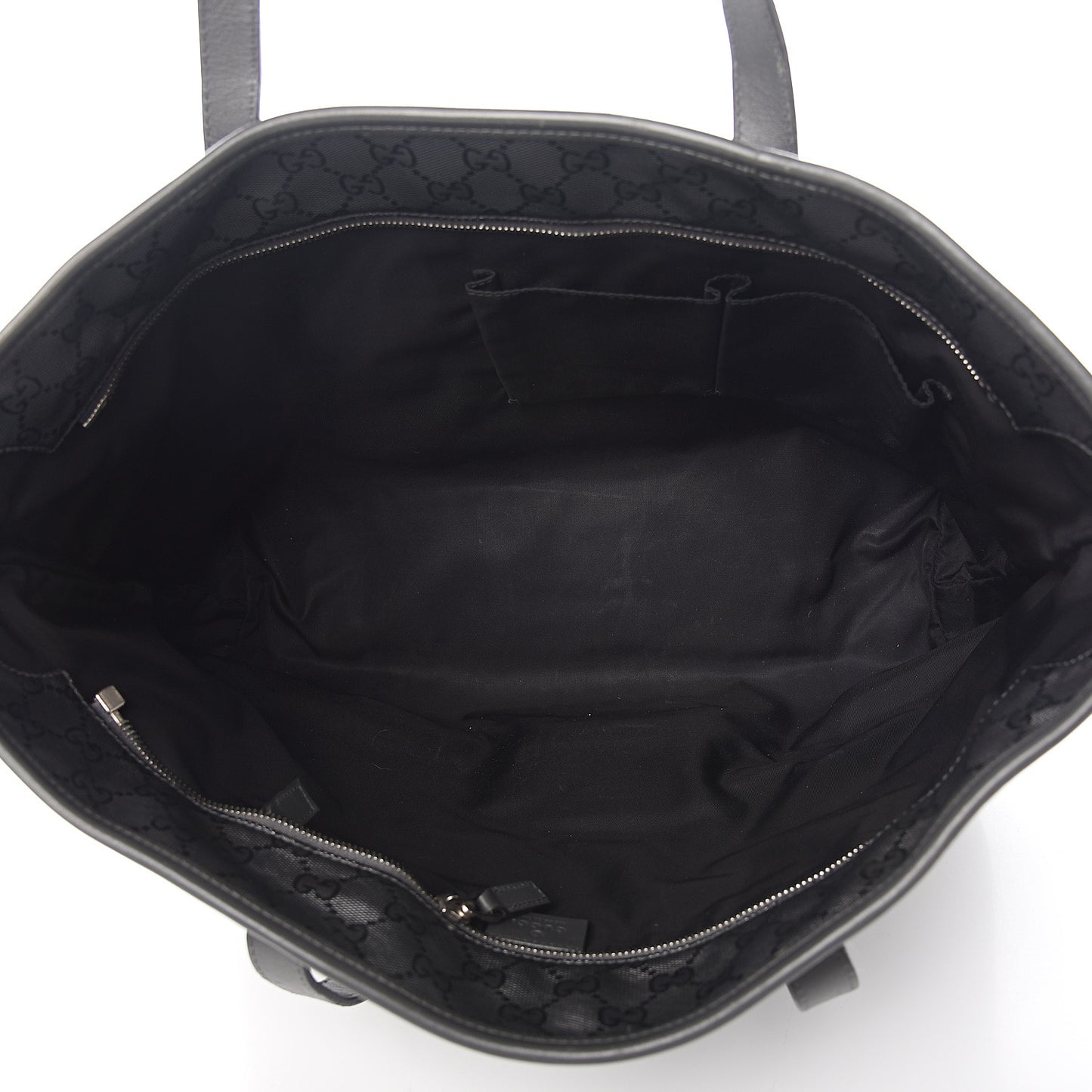 Imprime Monogram Medium Zippered Shopping Tote Pewter
