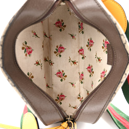 Gucci GG Supreme Monogram Web Neo Vintage Shoulder Bag Beige New Acero Crop 5 of 11