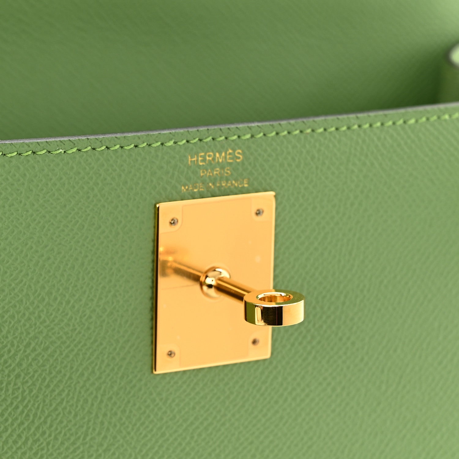 Hermes Epsom Kelly Sellier 28 Vert Criquet 6 of 11
