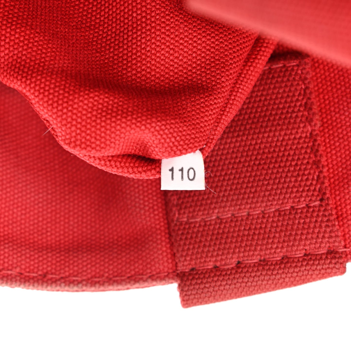 Canapa Small Logo Tote Rosso