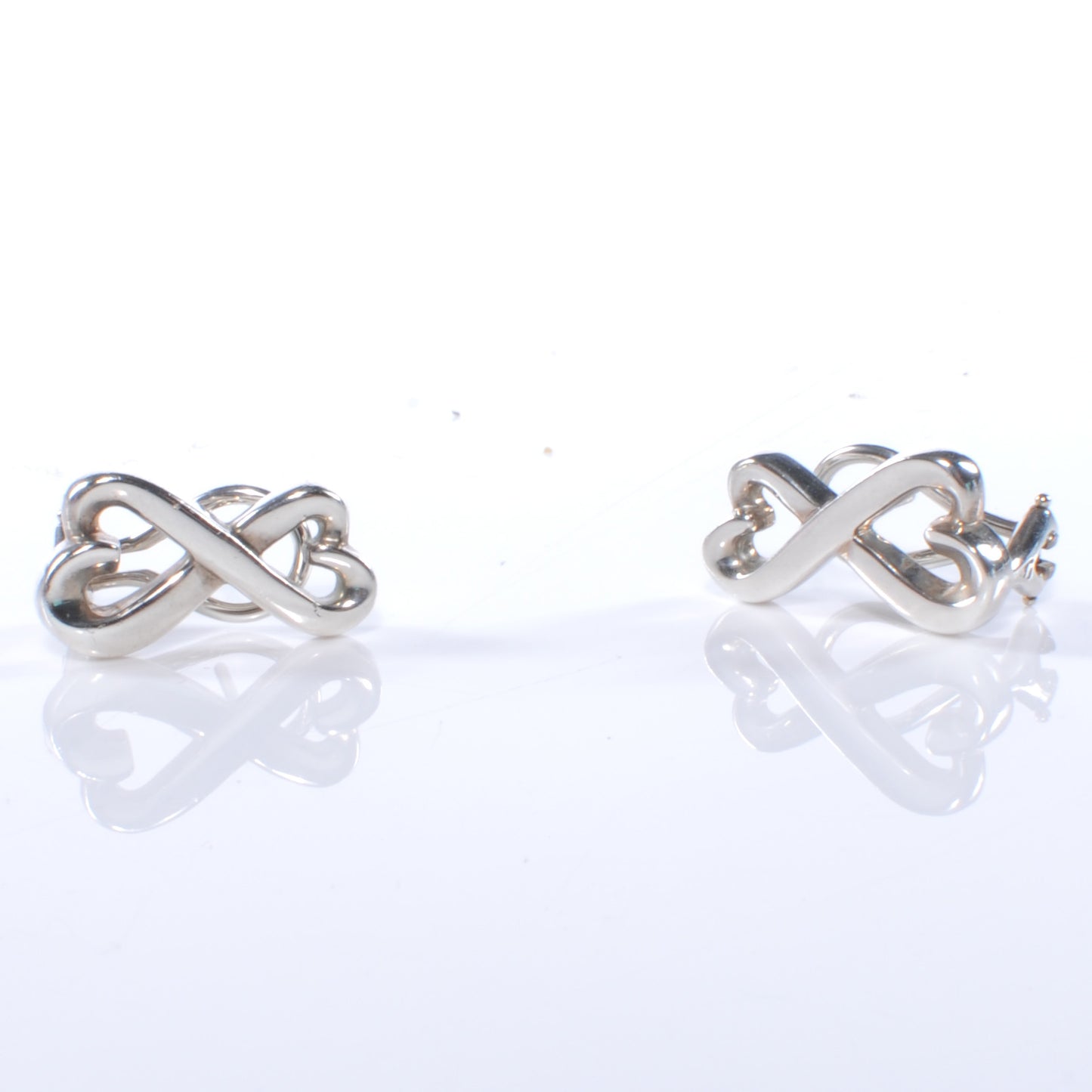 Sterling Silver Paloma Picasso Double Loving Heart Earrings