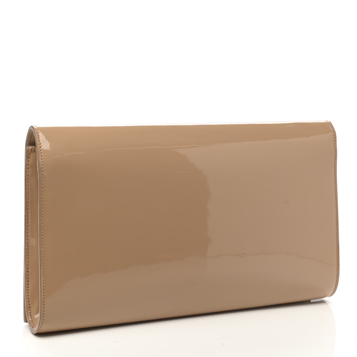 Saint Laurent Patent Calfskin Monogram Large Belle De Jour Clutch Chair 4 of 14