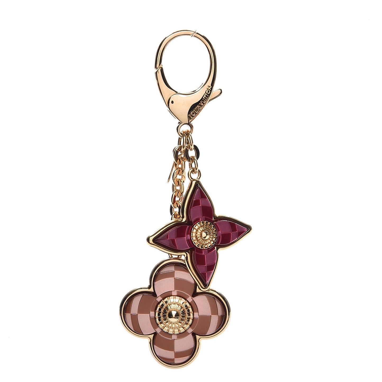 Metal Resin Mosaique Bag Charm Rouge Fauviste