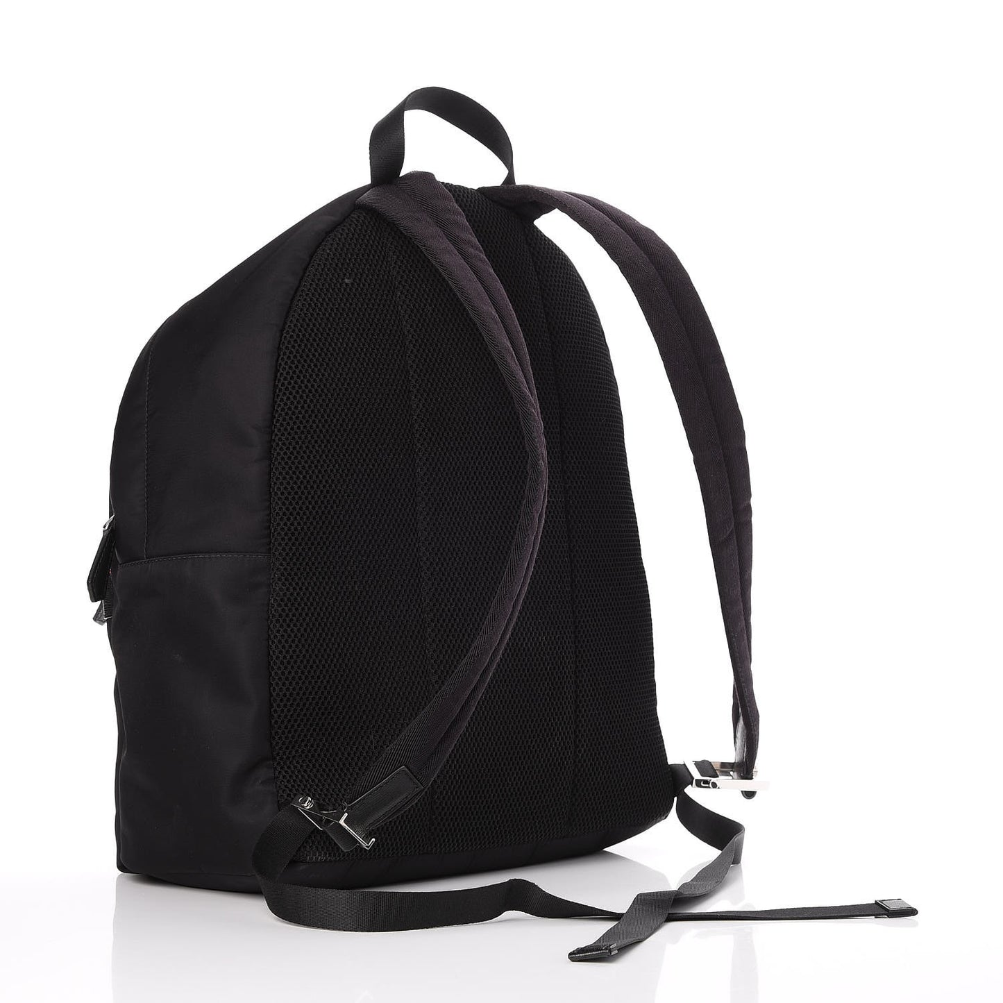 Nylon Vitello Elite Monster Eyes Rounded Backpack Black Yellow