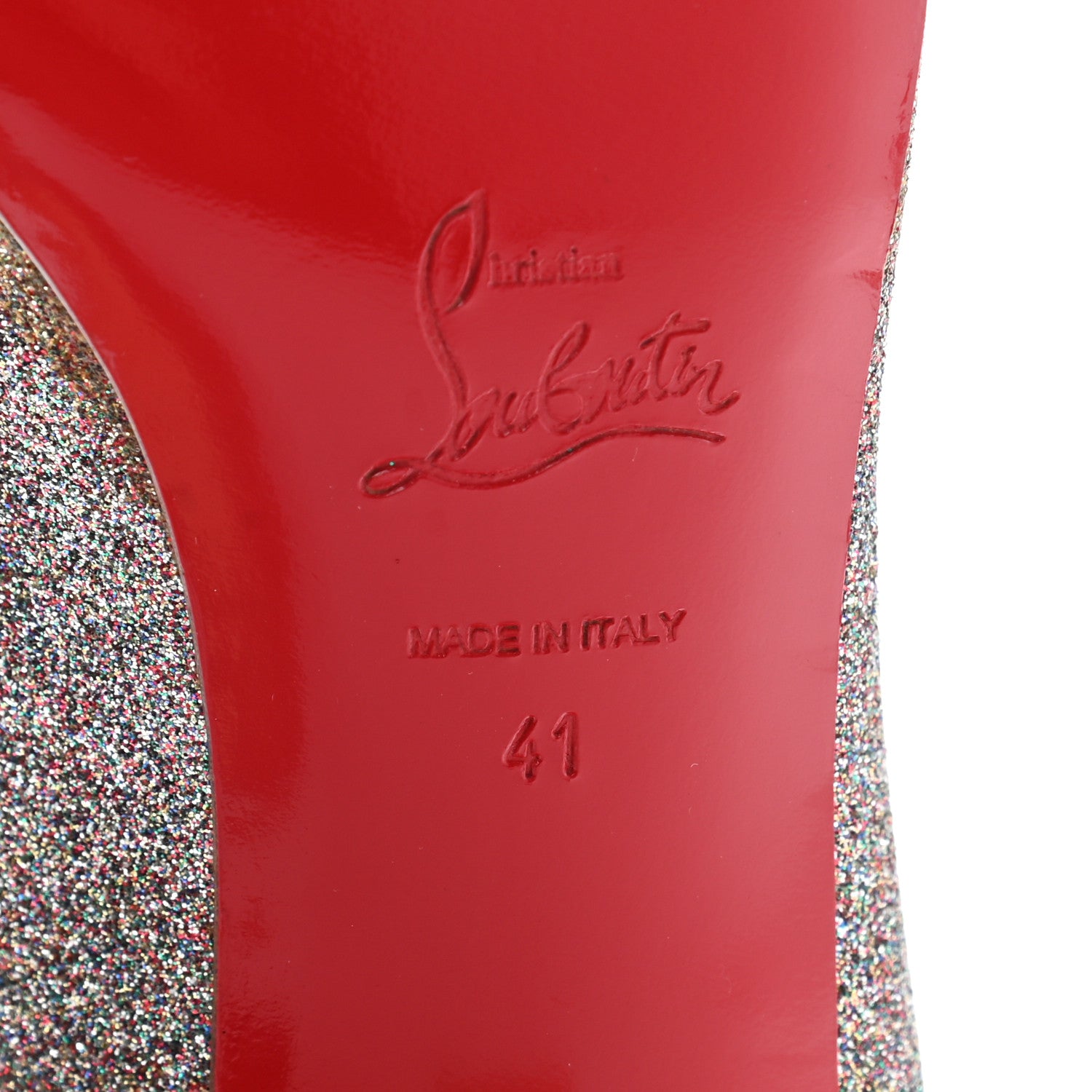 Christian Louboutin Glitter Crystal Gloria 45 Pumps 41 Multicolor 6 of 12