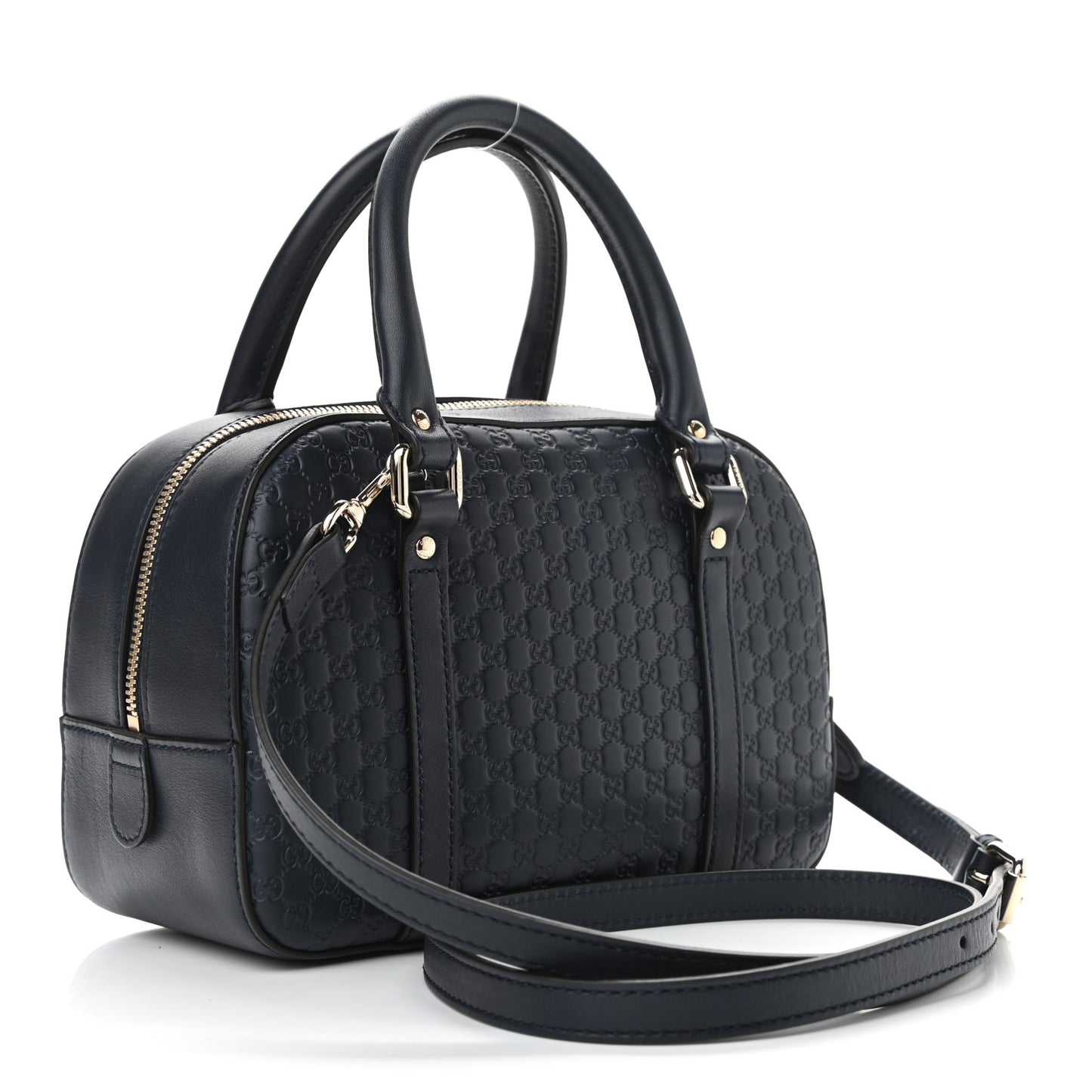 Soft Microguccissima Small Crossbody Bag Blue