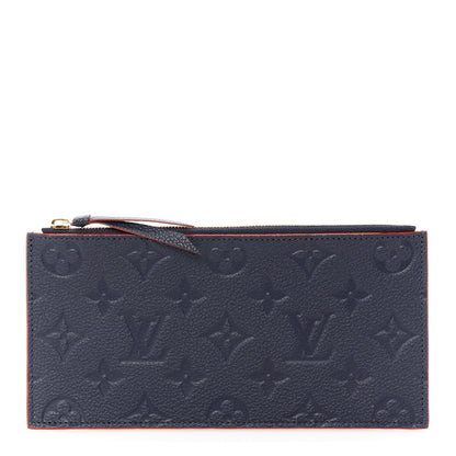 Louis Vuitton Empreinte Felicie Chain Wallet Zippered Insert Marine Rouge 1 of 7