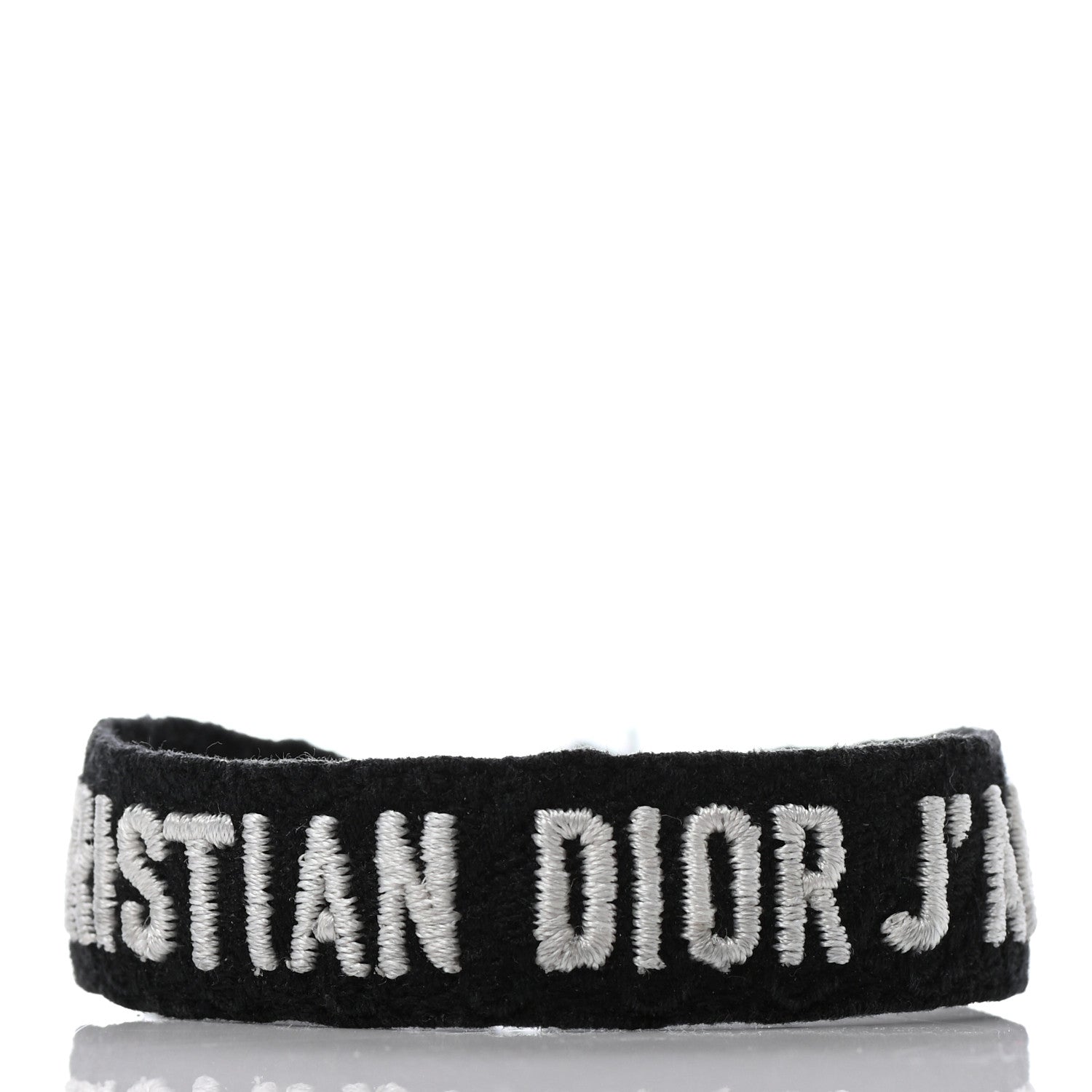 Christian Dior Woven Cotton J'Adior Friendship Bracelet Set Black 2 of 6
