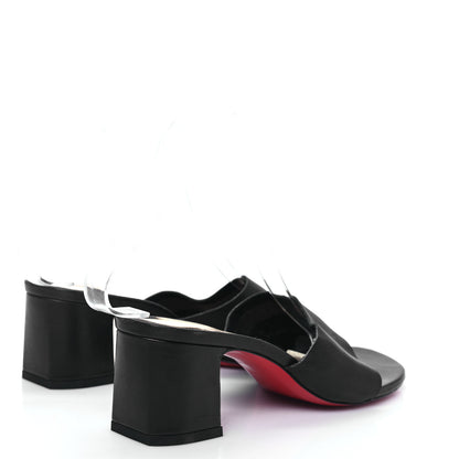 Christian Louboutin Calfskin Viberta 55 Mule 38 Black 4 of 9
