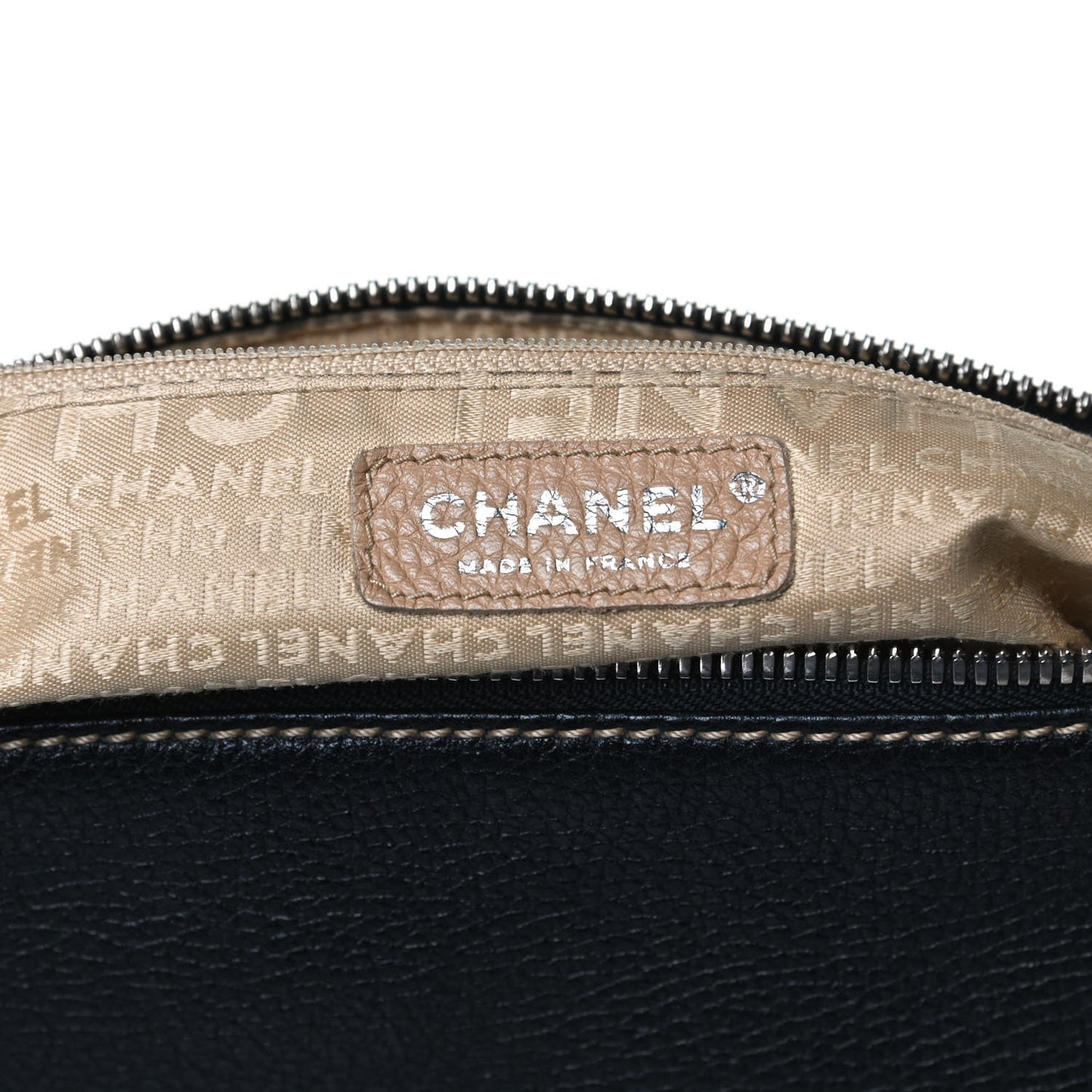 Calfskin Tassel Shoulder Bag Black