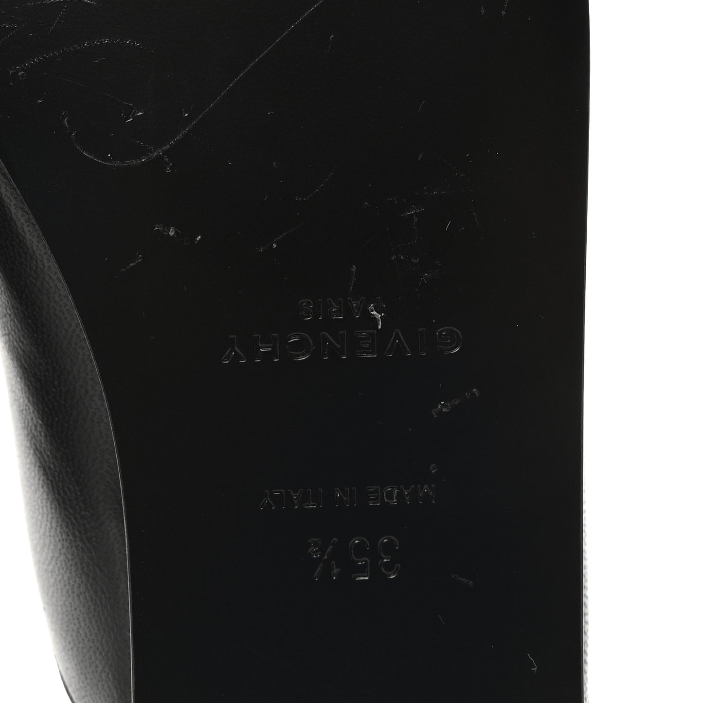 Calfskin Dune Bedford Logo Mule Slides 35.5 Black