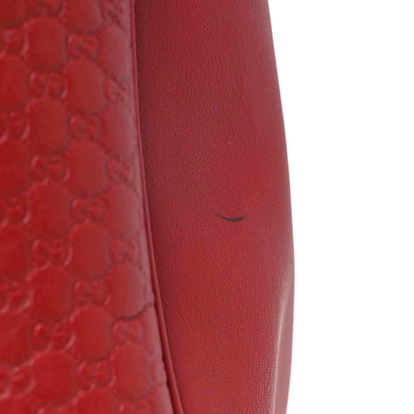 Microguccissima Shoulder Bag Red