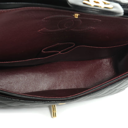 Chanel Lambskin Medium Double Flap Black 6 of 10