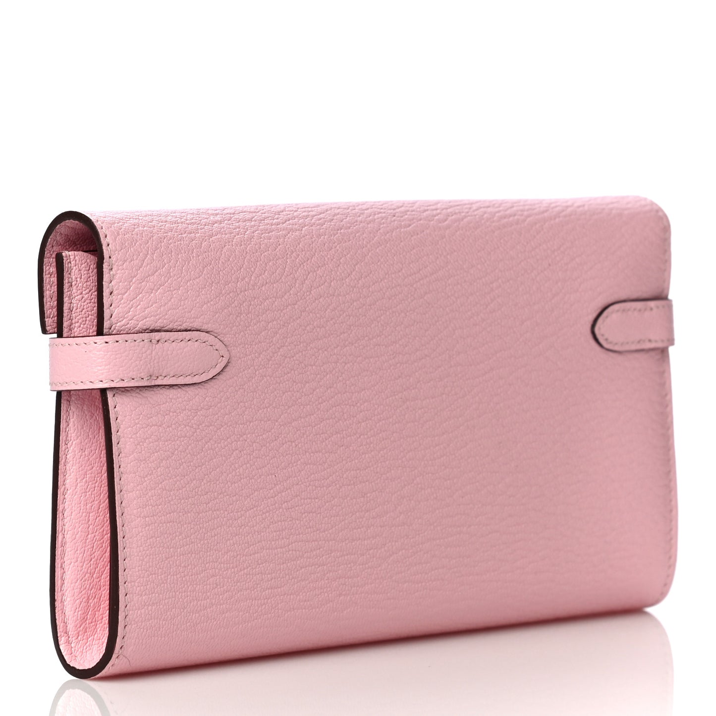 Chevre Mysore Kelly Longue Wallet Rose Sakura