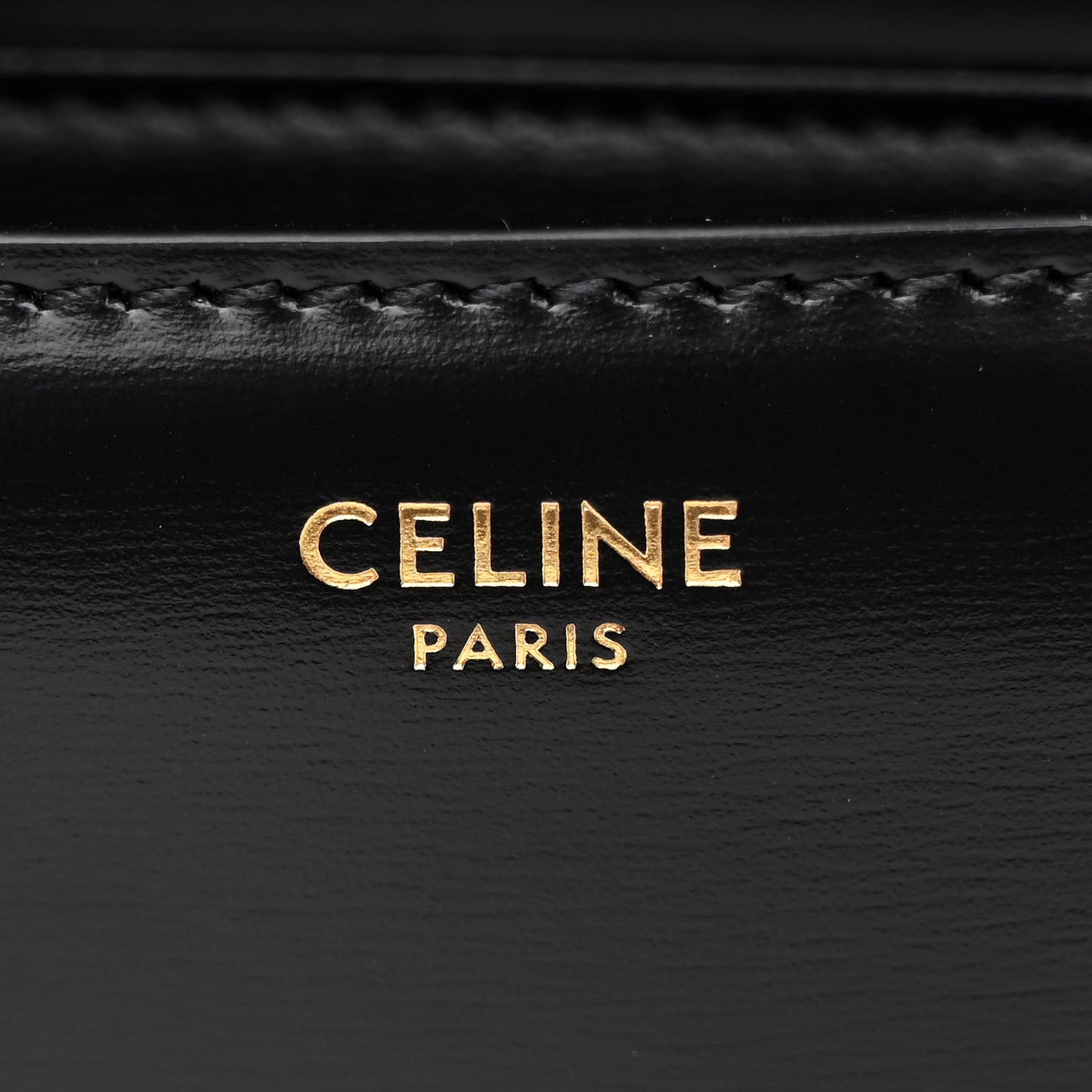 Shiny Calfskin Teen Triomphe Black