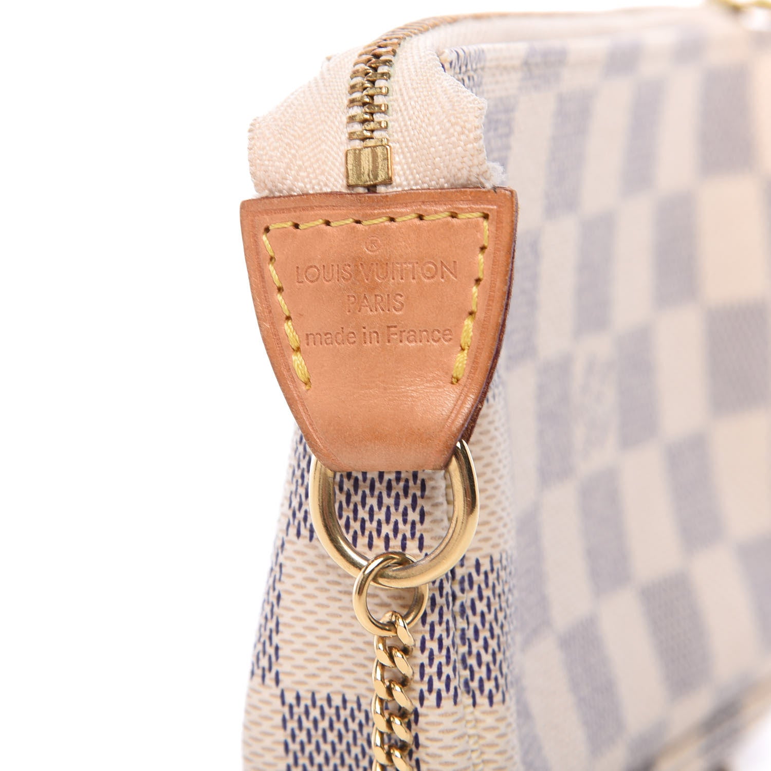 Louis Vuitton Damier Azur Mini Pochette Accessories 7 of 11