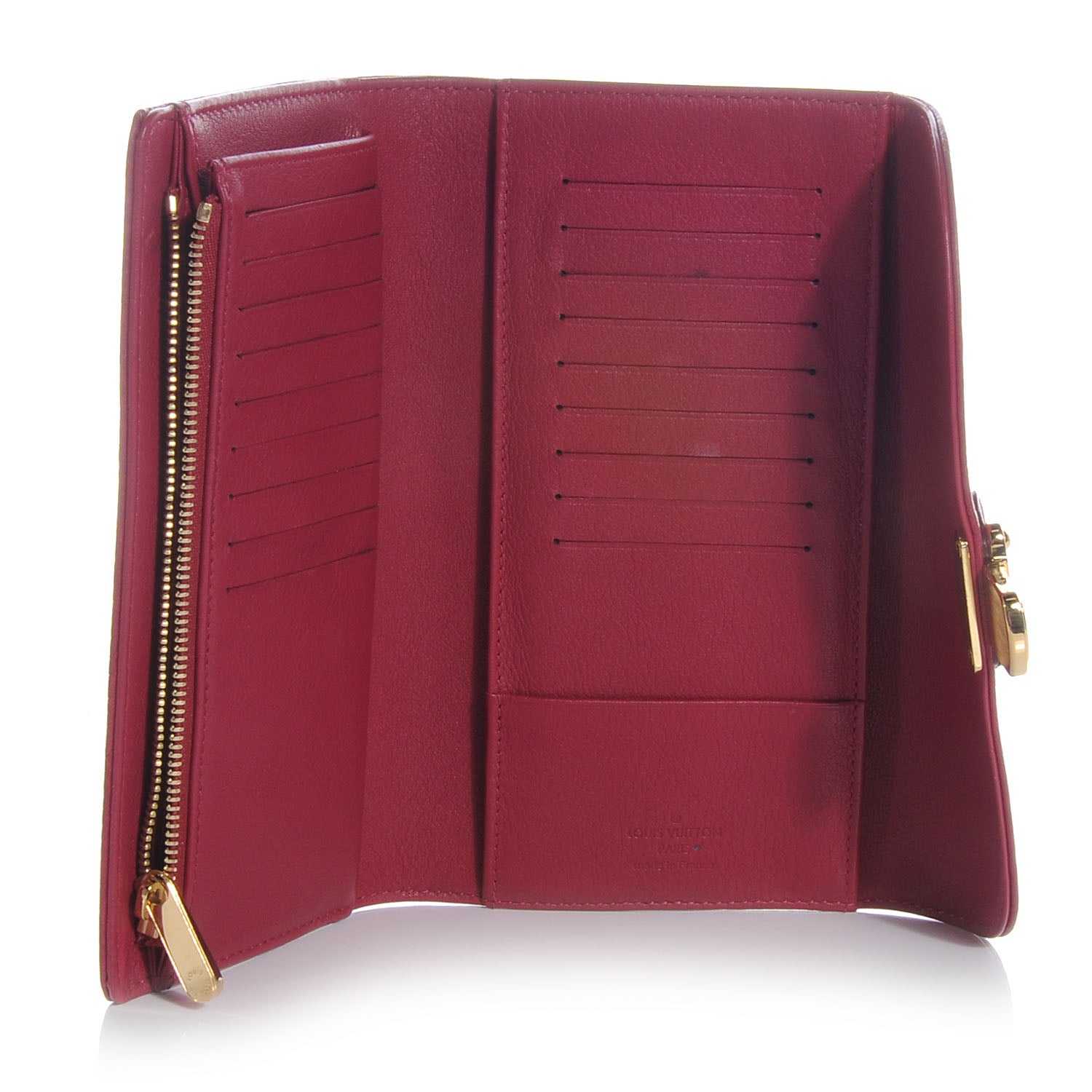 Louis Vuitton Mahina Amelia Wallet Grenat 5 of 7