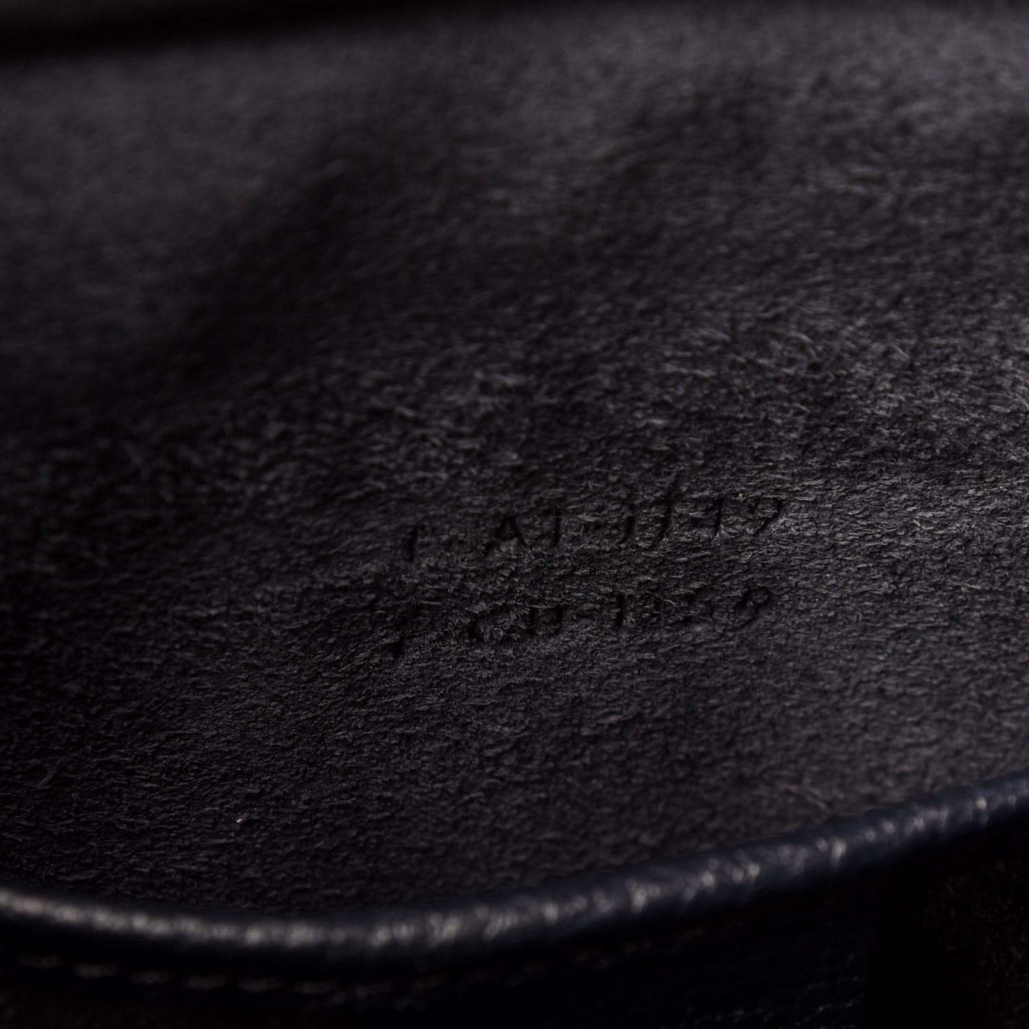 Celine Drummed Calfskin Nano Luggage Navy Blue 8 of 11