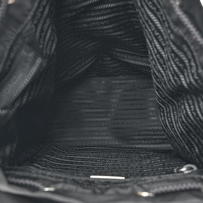 Prada Tessuto Nylon Saffiano Vela Backpack Black 5 of 12
