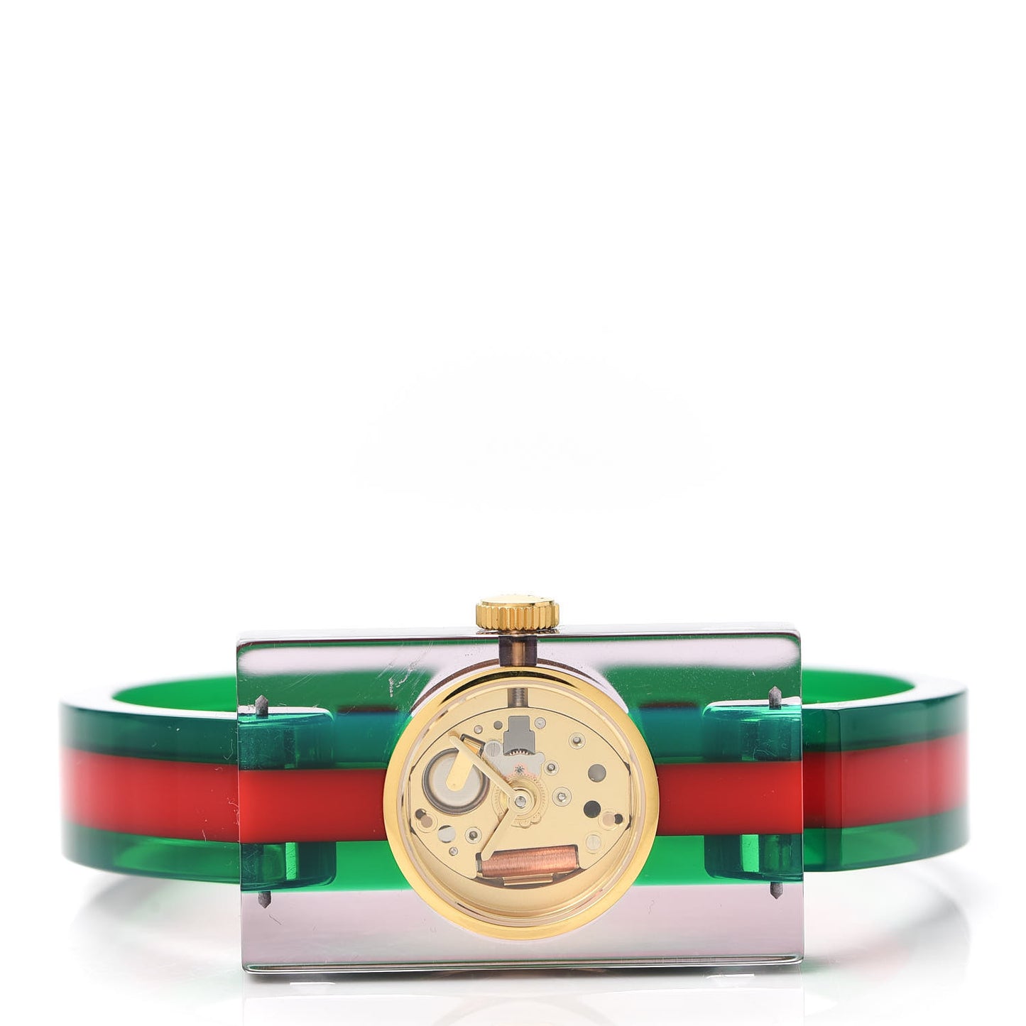 Stainless Steel Plexiglass 24mm Quartz Watch