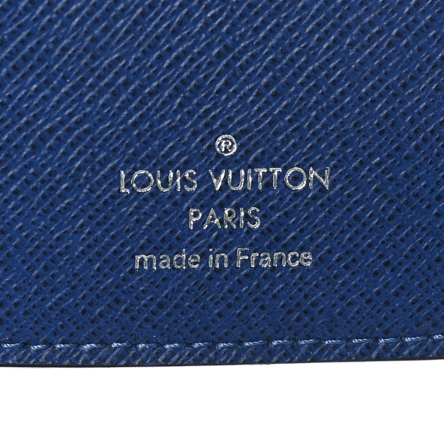 Monogram Taiga Pocket Organizer Cobalt