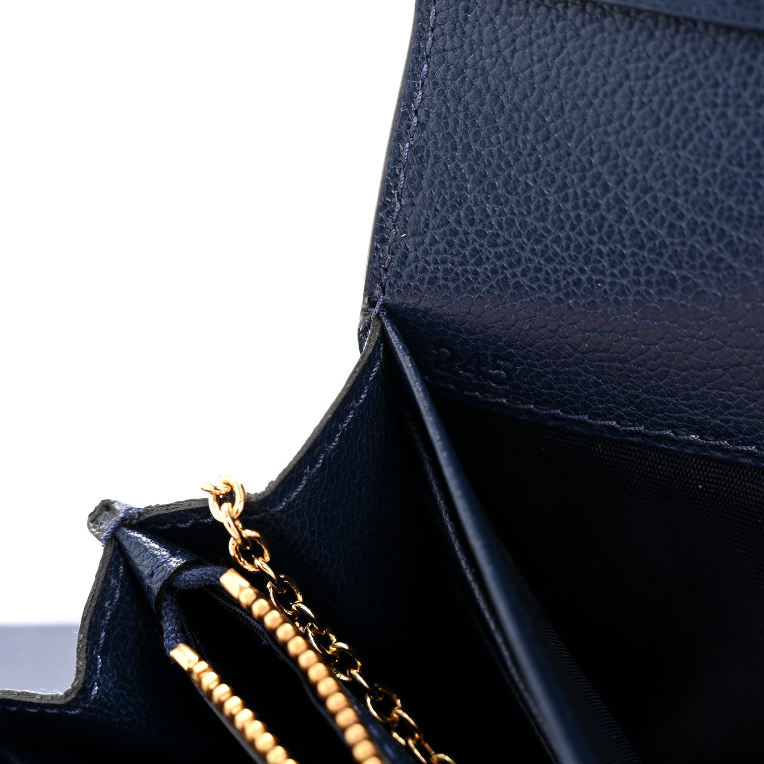 Miu Miu Madras Flap Wallet With Card Case Inchiostro 8 of 9