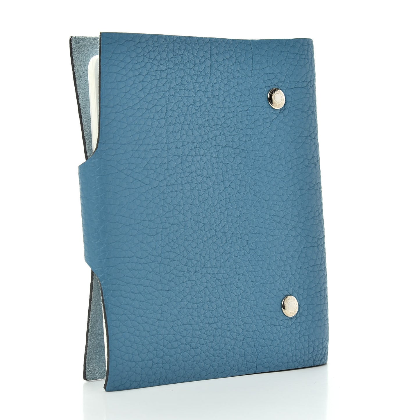 Taurillon Clemence Ulysse PM Notebook Cover Blue Jean