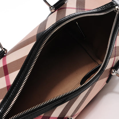 Burberry Supernova Check Medium Chester Bowling Bag Black 5 of 8