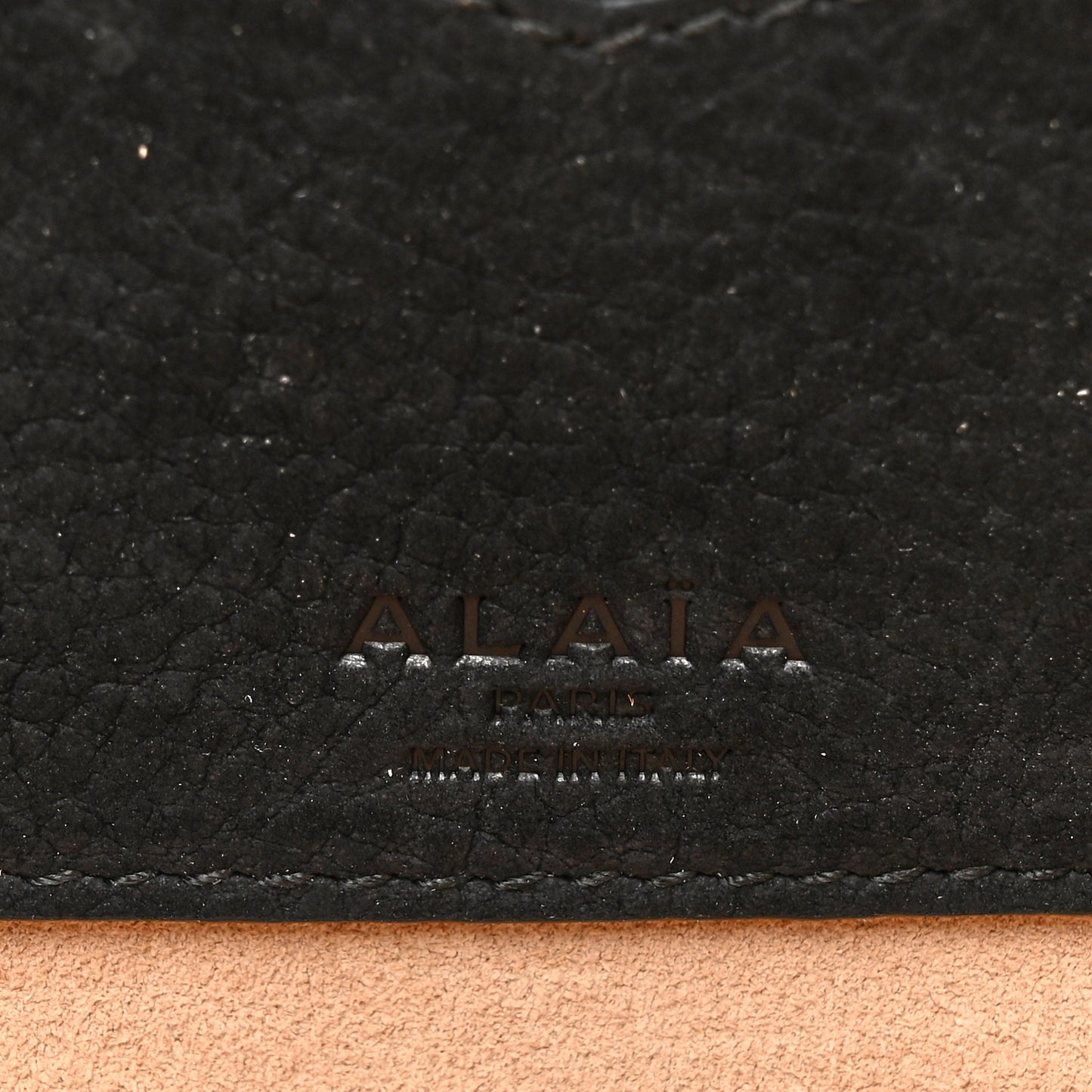 Canvas Nubuck Medium Le Teckel Bag Black