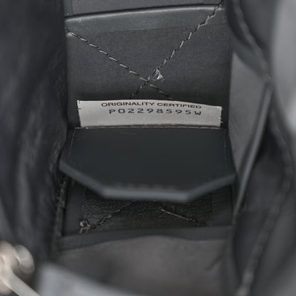 Bottega Veneta Paper Calfskin Maxi Intreccio Small Cassette Crossbody Bag Thunder 7 of 11