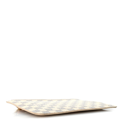 Louis Vuitton Damier Azur Neverfull MM GM Pochette Rose Ballerine 4 of 11