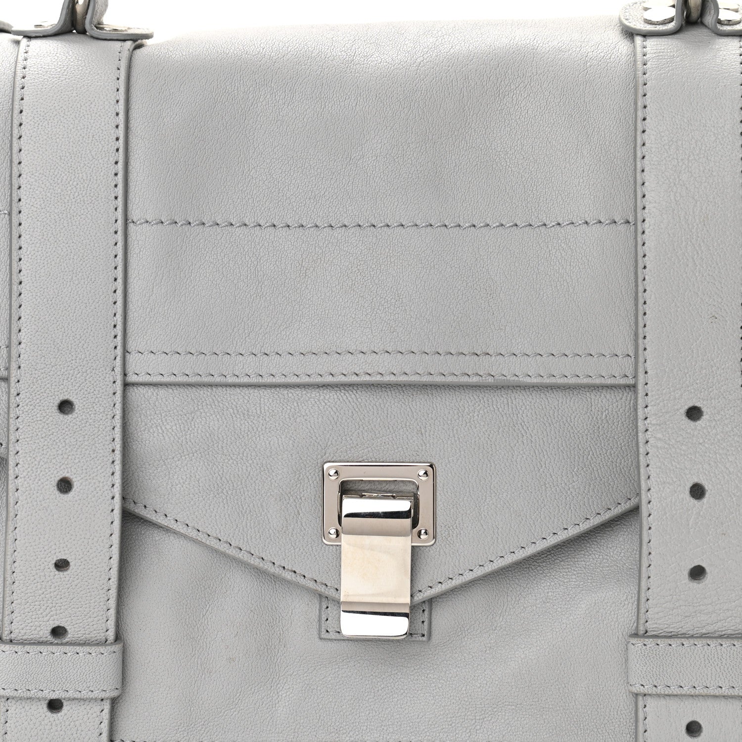 Proenza Schouler Lambskin Medium PS1 Satchel Dove Grey 8 of 10