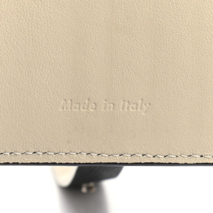 Celine Grained Calfskin Medium Multifunction Strap Wallet Black Chalk 7 of 11