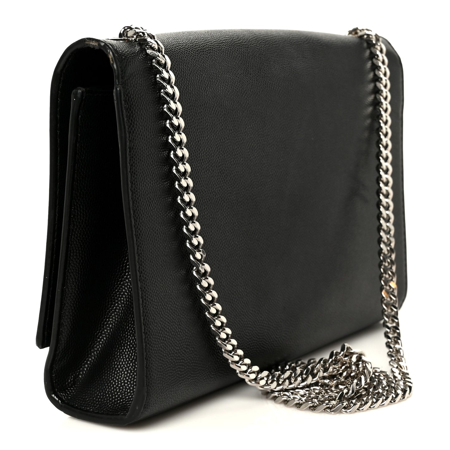 Grain De Poudre Medium Classic Monogram Kate Tassel Satchel Black
