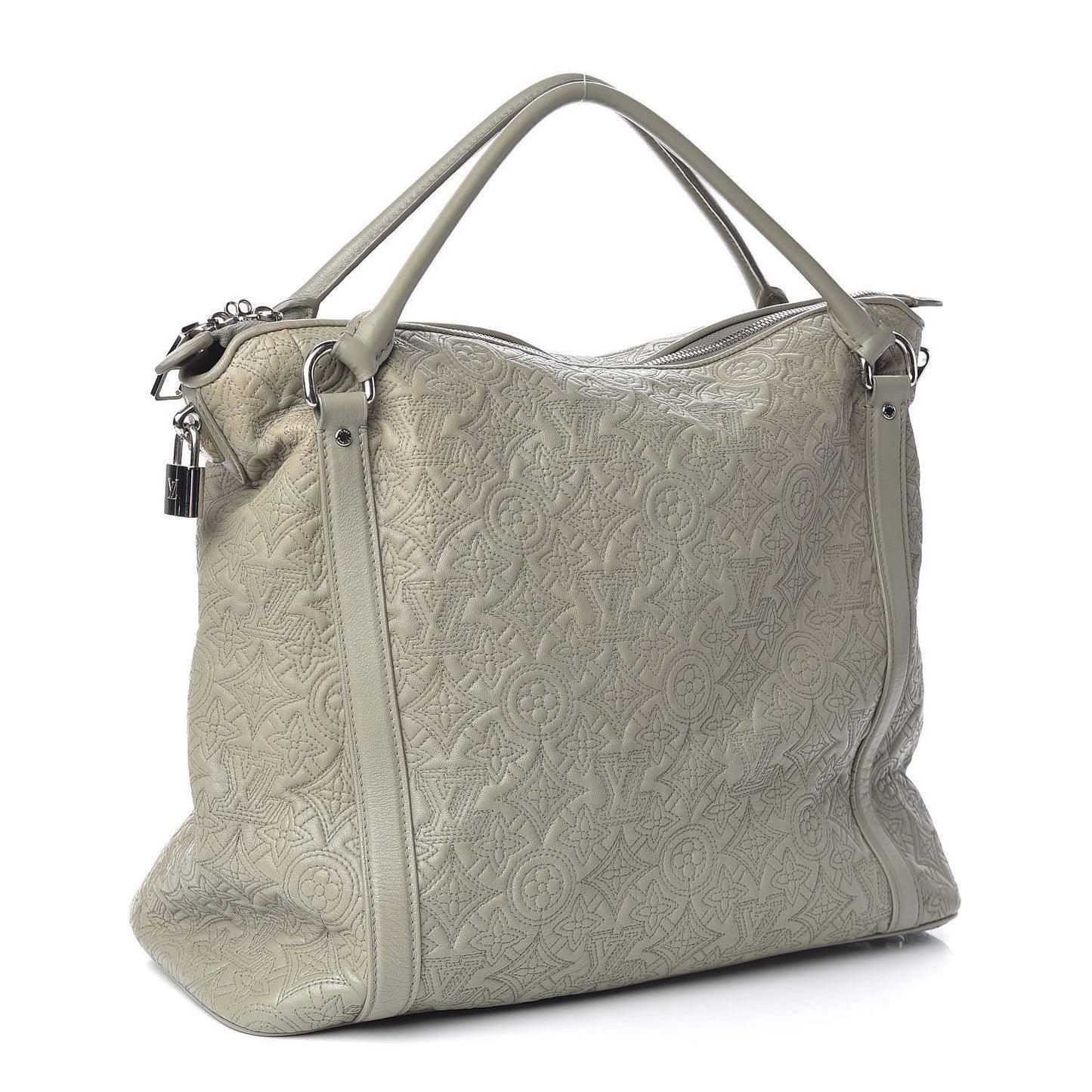 Monogram Lambskin Antheia Ixia MM Grey