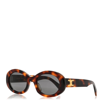 Celine Acetate Triomphe 01 Sunglasses CL 40194U Tortoise 1 of 7