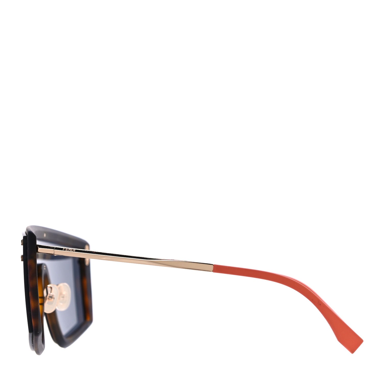 Fendi FF Shield Sunglasses FF M0076/G/S Black 2 of 7