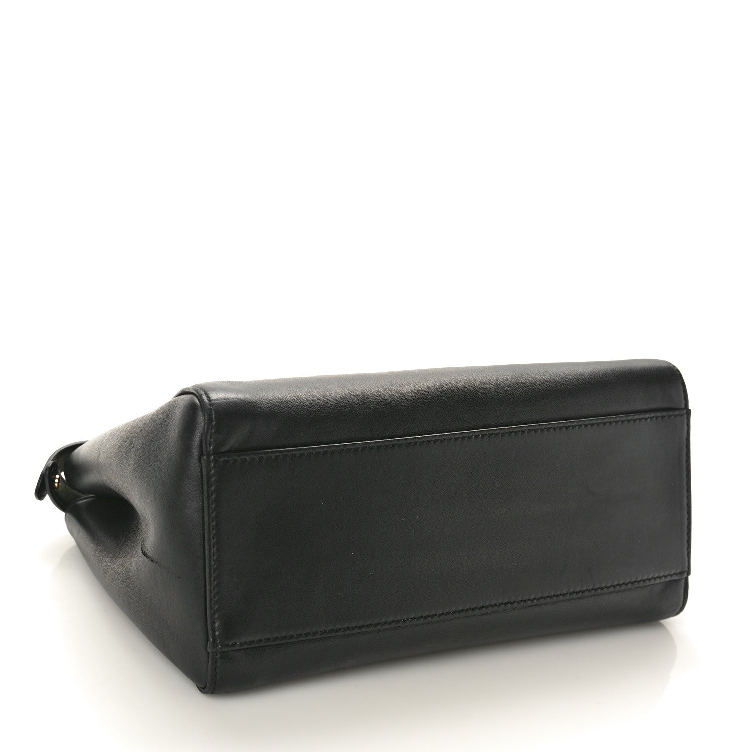 Fendi Nappa Mini Peekaboo Iconic Satchel Black 4 of 9