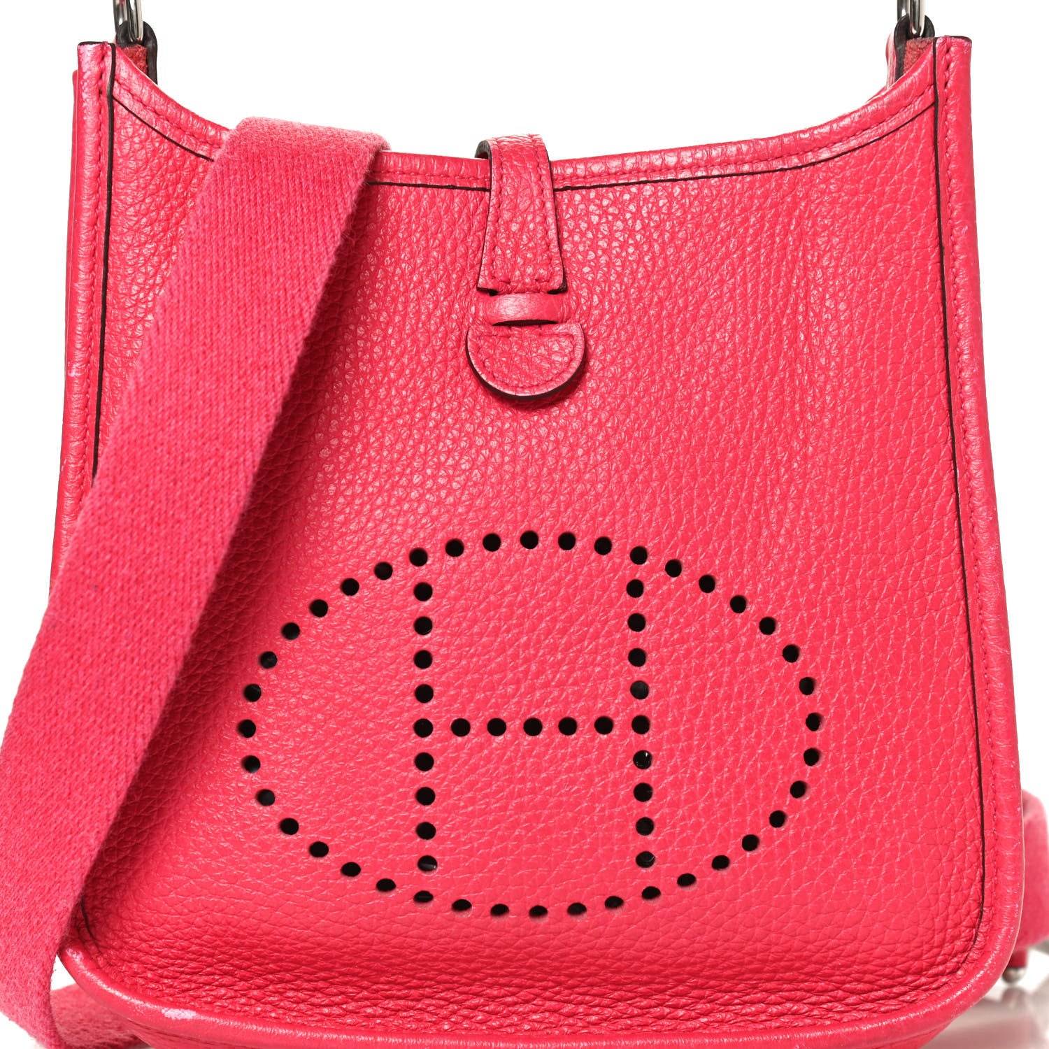 Hermes Taurillon Clemence Evelyne TPM Rose Extreme 7 of 10