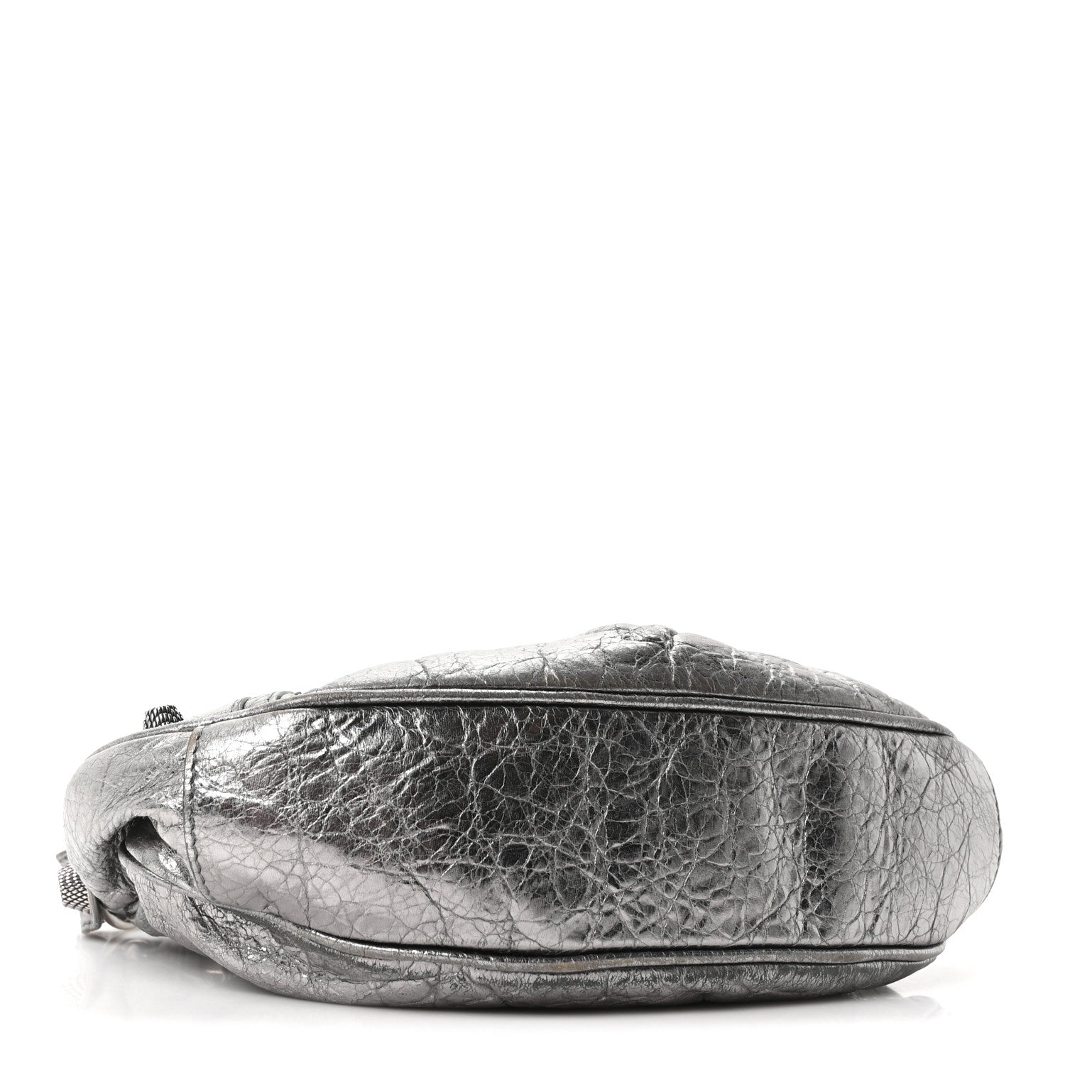 Balenciaga Metallic Agneau Arena Le Cagole Shoulder Bag XS Silver 4 of 10