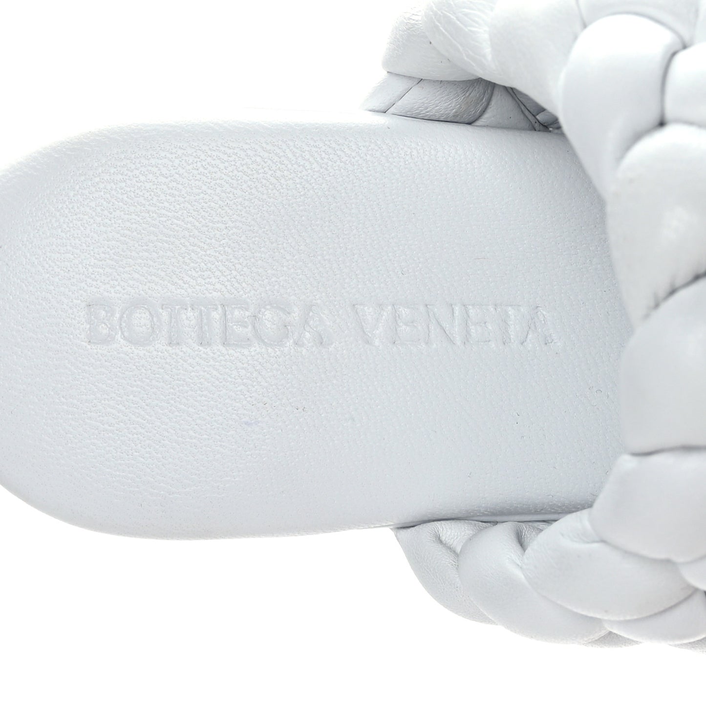 Nappa Padded Intreccio The Curve Sandals 39 Optic White