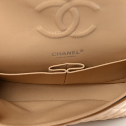 Chanel Caviar Quilted Medium Double Flap Beige 5 of 11