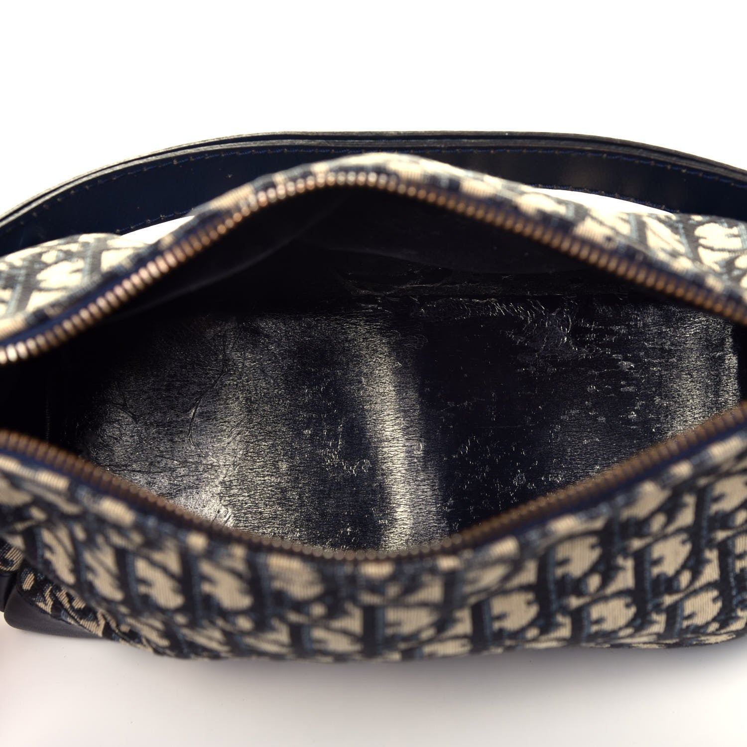 Christian Dior Monogram Shoulder Bag Blue 5 of 9