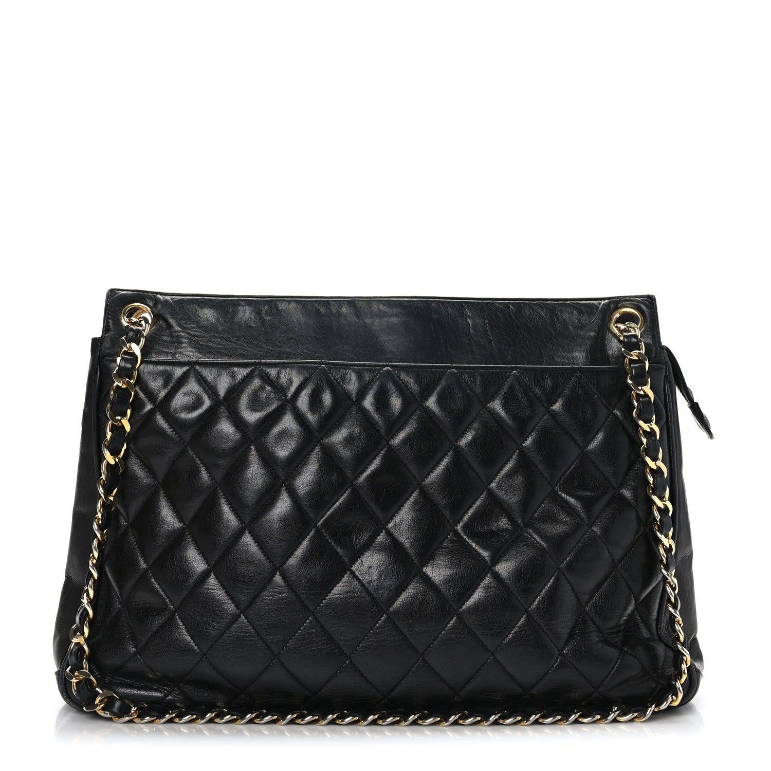 Chanel Lambskin Quilted Shoulder Bag Black 1 of 11