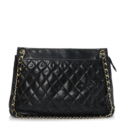 Chanel Lambskin Quilted Shoulder Bag Black 1 of 11