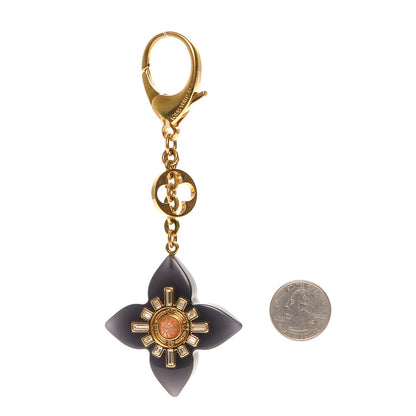 Louis Vuitton Fleur d'Etoile Bag Charm Black 2 of 3