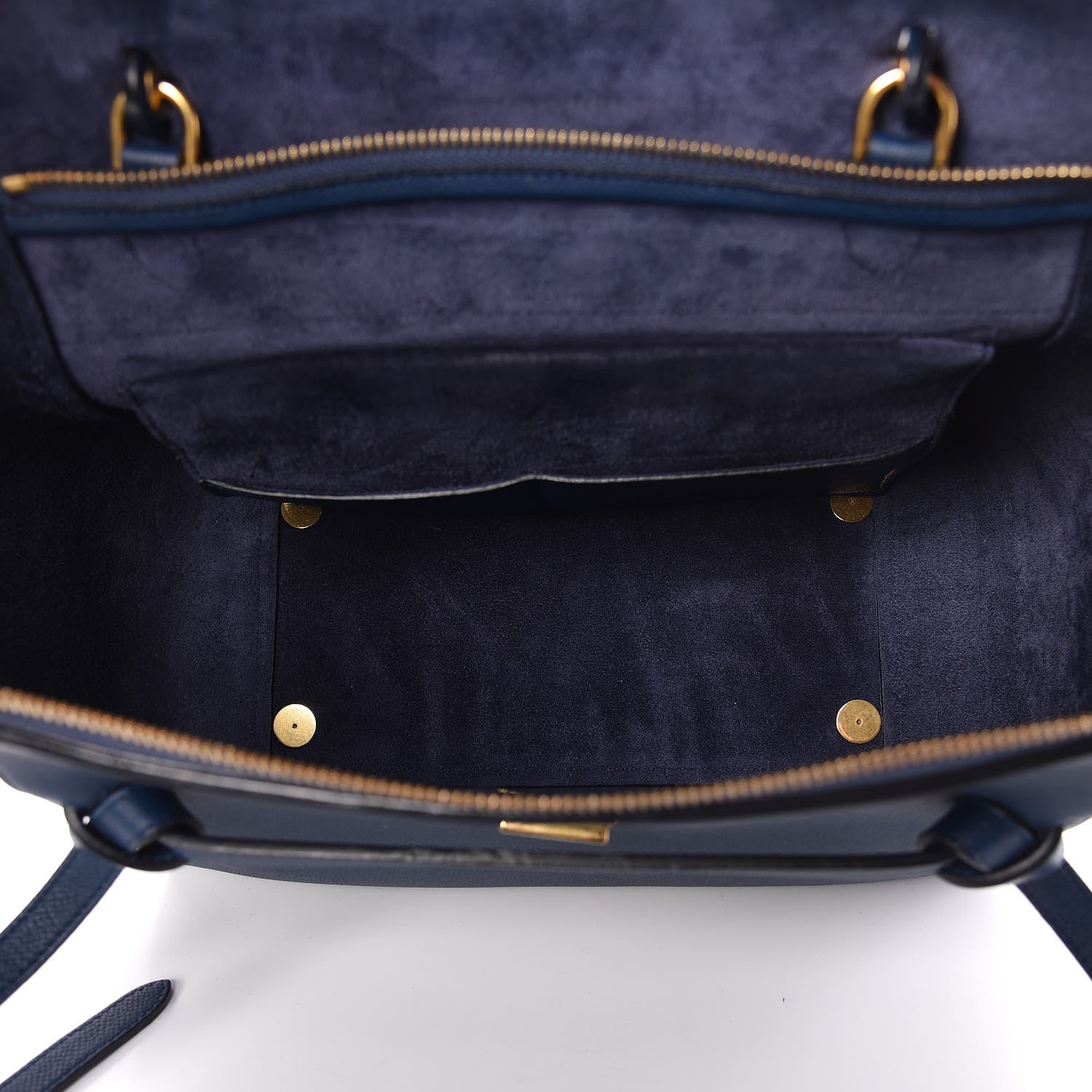 Celine Grained Calfskin Mini Belt Bag Deepsea 7 of 11