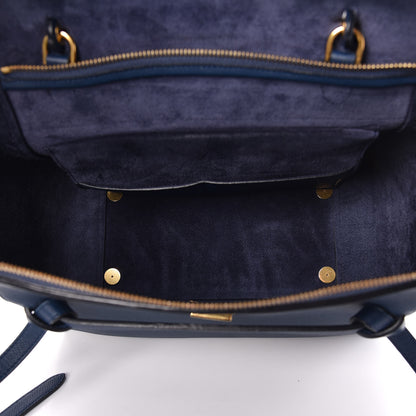 Celine Grained Calfskin Mini Belt Bag Deepsea 7 of 11