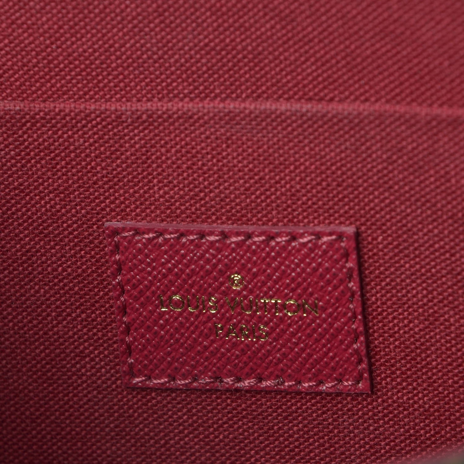 Louis Vuitton Monogram Pochette Felicie Chain Wallet Fuchsia 8 of 9