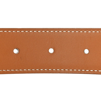 Hermes Epsom Swift 32mm Collier De Chien CDC Belt White Naturel 4 of 5